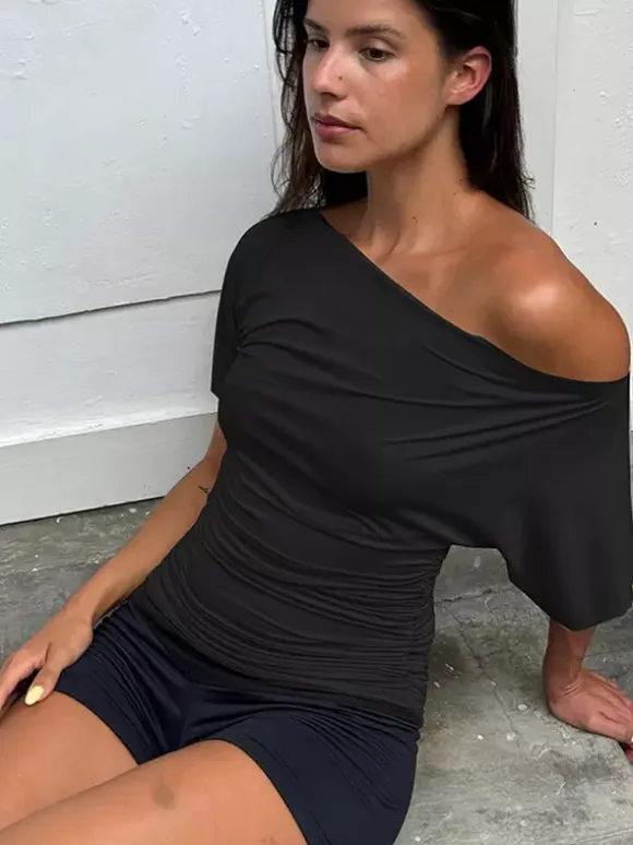 T-Shirt Short Sleeves Tees White For Women