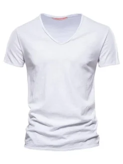 T-shirts Chic V-Neck Short Sleeves