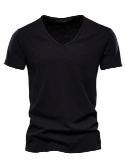 T-shirts Chic V-Neck Short Sleeves