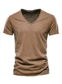T-shirts Chic V-Neck Short Sleeves