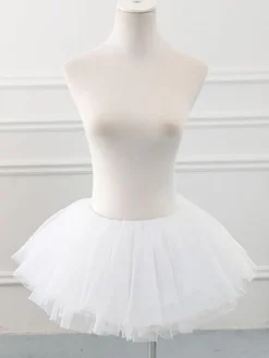 Tulle Lolita Petticoats Crinoline Tutu Skirt Black Lolita Underskirt