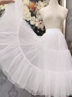 Tulle Lolita Petticoats Tiered White Lolita Skirt