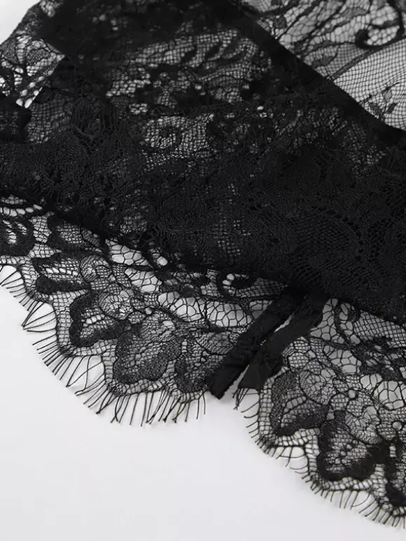 Two Piece Sets Black Daily Casual Lace Chic Sleeveless Skirt Set