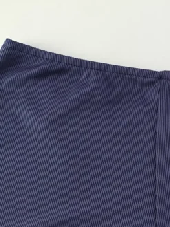 Two Piece Sets Blue Street Wear Bows Straps Neck Sleeveless Pant Set