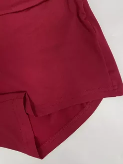 Two Piece Sets Burgundy Chic Daily Casual Cowl Neck Sleeveless Top Pant Set
