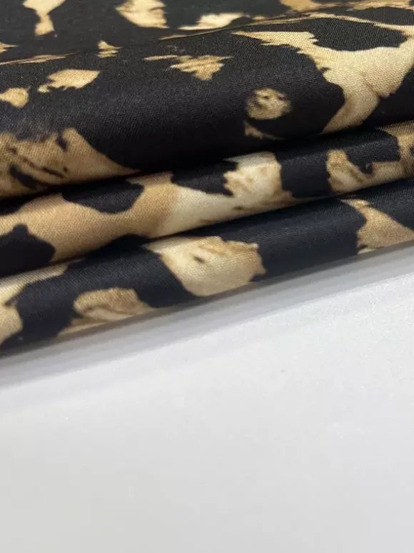 Two Piece Sets Leopard Leopard Print Daily Casual Strapless Long Sleeves Top Pant Set