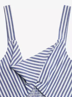 Two Piece Sets Pant Set Blue Chic Resort Wear Cut Out Shaping Sleeveless Dress
