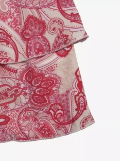Two Piece Sets Rose Casual Floral Print Resort Wear Sleeveless Skirt Set
