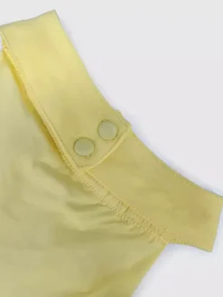 Two Piece Sets Yellow Sexy Ruffles Party High Collar Sleeveless Skirt Set