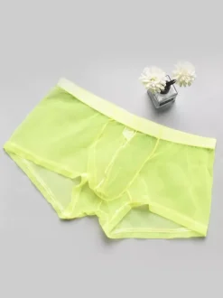 Underwear Lingerie Men Lingerie Male Sexy Panties Transparente Ture Red Lingerie