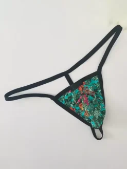 Underwear Men's Lingerie Sexy Panties For Men Thong Floral Print