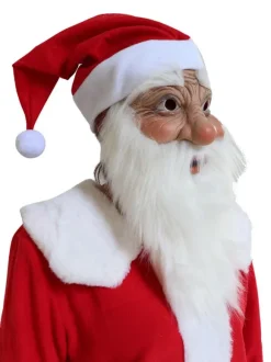 Unisex Christmas Mask Red Hood Polyester Christmas Holidays Costumes