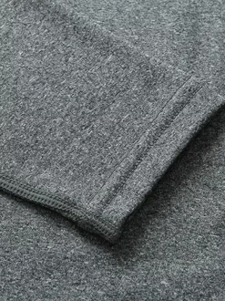 Unisex Underwear Set Fleece Lined Slim Fit V-Neck Seamless Top And Bottom