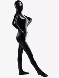 Unisex Zentai black Full Body Eyes Opened Catsuit Suitable for and cosplay costumes