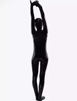 Unisex Zentai black Full Body Eyes Opened Catsuit Suitable for and cosplay costumes