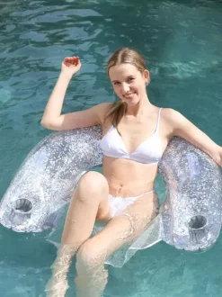 U-Shaped Inflatable Pool Lounger For Adults 2026
