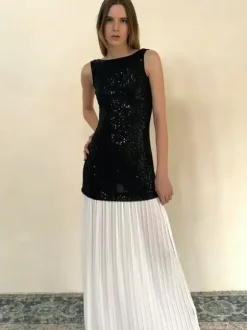 Vacation Dresses Maxi Sleeveless Casual Black Dress