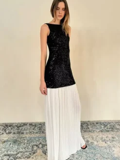 Vacation Dresses Maxi Sleeveless Casual Black Dress
