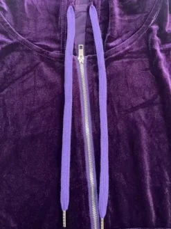 Velour Wide Leg Casual Fit Tracksuit For Women 2026