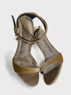Velvet High Heel Sandals Open Toe Criss Cross Party Shoes