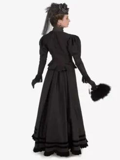 Victorian Women's Dress Polyester Vintage Women's Clothing Vintage Clothing