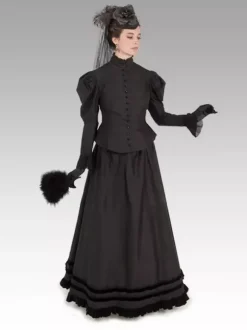 Victorian Women's Dress Polyester Vintage Women's Clothing Vintage Clothing