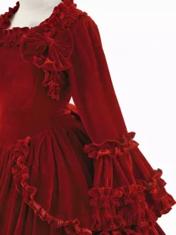 Victorian Women's Dress Polyester Vintage Women's Clothing Vintage Clothing