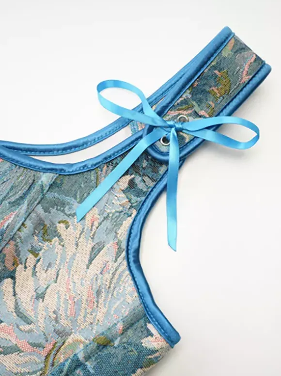 Vintage Corset Vintage Women's Clothing Polyester Ribbons Polyester