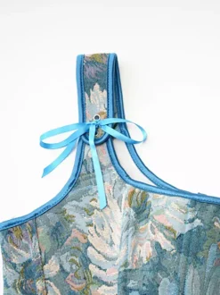 Vintage Corset Vintage Women's Clothing Polyester Ribbons Polyester