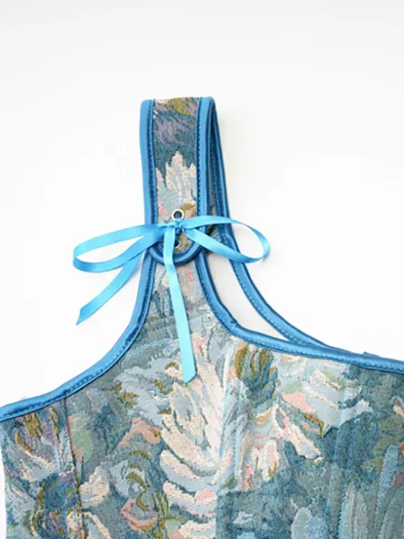 Vintage Corset Vintage Women's Clothing Polyester Ribbons Polyester