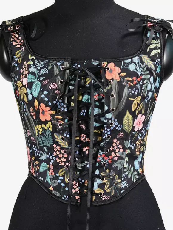 Vintage Corset Vintage Women's Clothing Polyester Ribbons Polyester