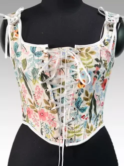 Vintage Corset Vintage Women's Clothing Polyester Ribbons Polyester