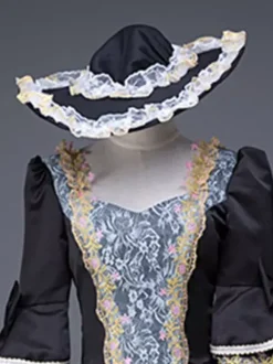 Vintage Hat Christmas  Women's Polyester Royal Cap Costume Accessories