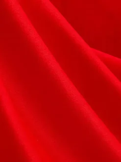 Vintage Chic Red Gingham Halter Maxi Dress