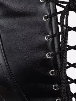 Vintage Corset Vintage Women's Clothing Polyester Lace Up Polyester