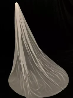 Waterfall Wedding Veils One-Tier Tulle Bridal Veil
