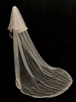Waterfall Wedding Veils Two-Tier Tulle Bridal Veils