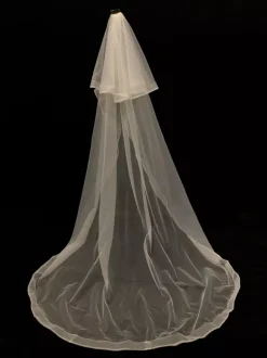 Waterfall Wedding Veils Two-Tier Tulle Bridal Veils