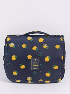 Waterproof Travel Storage Bag With Hook Large Capacity Portable Hand-held Toiletry Bag For Women