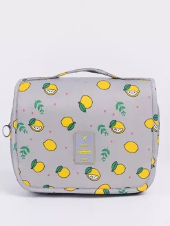 Waterproof Travel Storage Bag With Hook Large Capacity Portable Hand-held Toiletry Bag For Women