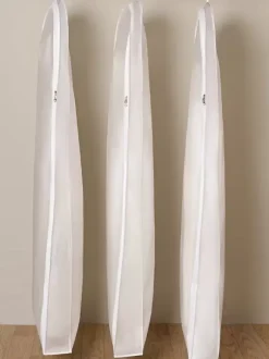 Wedding Dress Dust Cover Widened Double-sided White Non-woven Thickened Long Tail Dress Bag
