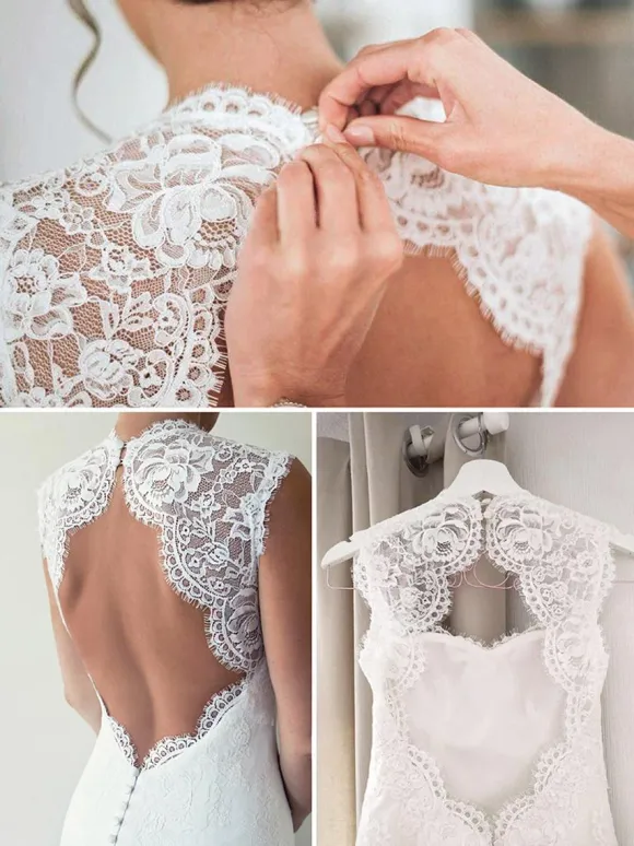 Wedding Dresses Sweetheart Neck Sleeveless Short Knee-Length Short Bridal Dress