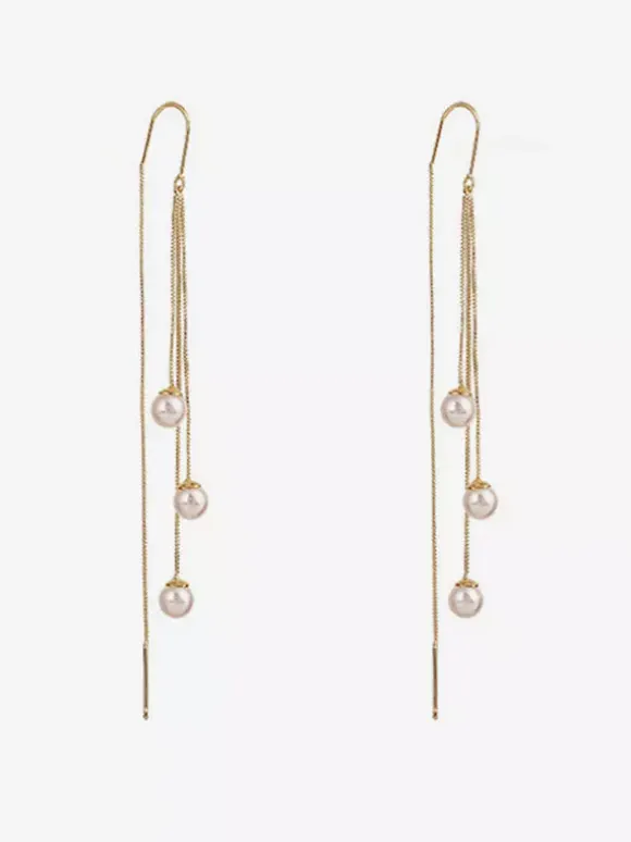 Wedding Earrings Rhinestone Women's Rhinestone Pierced Wedding Jewelry