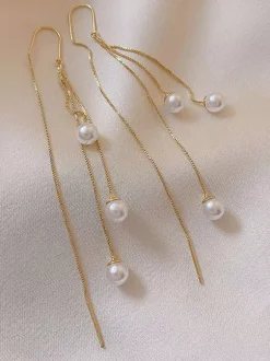 Wedding Earrings Rhinestone Women's Rhinestone Pierced Wedding Jewelry