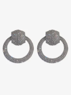 Wedding Earrings Rhinestone Girl's Rhinestone Pierced Wedding Jewelry