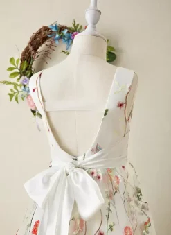 Wedding Flower Girl Dresses Special Occasion Dresses Ivory Sleeveless