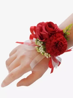 Wedding Groom Bride Flower Wrist Flower