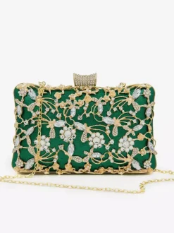 Wedding Handbags Wedding Accessories Bridal Purse Chains Cut Out Rhinestones