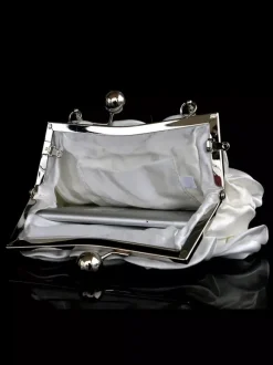 Wedding Handbags Wedding Accessories Bridal Purse Flowers Pleated