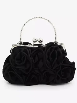 Wedding Handbags Wedding Accessories Bridal Purse Flowers Pleated